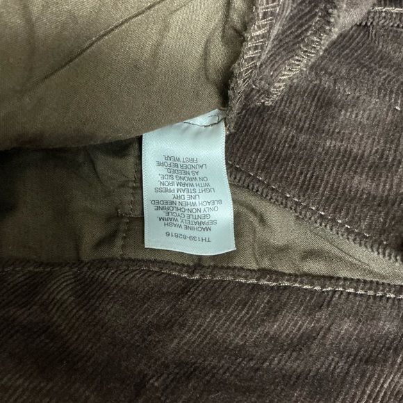 Pendleton Corduroy Brown Pants Tailored Fit - Picture 6 of 10